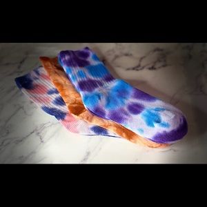 Multi-Color Tie Dye Socks